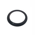 Gloss black bague de protection arri�re pour bmw s�rie 1 f20 / f21, 2011  2019, avec logo, en fiber ...