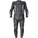 Gms gr - 1 combinaison en cuir de moto deux pi�ces, noir - gris - blanc, taille 56 pour hommes