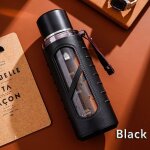 Gobelet en verre de grande capacit, haute temprature, anti - brlure, tasses a th portables, bouteille ...