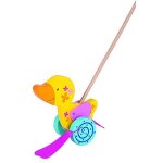 Goki - 2041428 - jouet a tirer / pousser - canard - susibelle kollektion