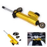 Gold black kit de montage d'amortisseur de stabilisateur de direction hornet, accessoires de moto, honda ...