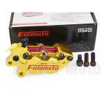 Gold left etrier fraodo universel modifi� pour moto, quatre pistons, frein arri�re, yamaha, kawasaki, ...