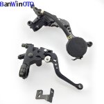 Gold levier d'embrayage rglable pour frein de moto de 22mm, kit de rservoirs pour honda suzuki kawasaki ...