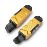 Gold p�dale de passager arri�re cnc pour moto, repose - pieds, yamaha yzf, r3, r25, r15, mt03, mt25, ...
