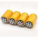 Gold4 pices / lot vlo moto voiture pneus roue pneu jante valve bouchons couverture anti - poussire ...
