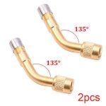 Golden 135 degree adaptateur de valve coud�e a angle de 135 degr�s, adaptateur d'extension de valve de ...