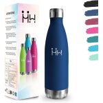 Gourde, 500 ml sans bpa, gourde isotherme, 18 / 8 acier inoxydable, bouteille isotherme, isolation sous ...