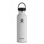 Gourde hydro flask bouchon flex cap 21 oz - blanc / noir