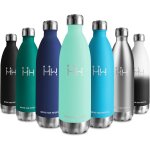 Gourde inox 1l, bouteille d'eau acier inoxydable a double paroi, , gourde isotherme sans bpa, gourde ...