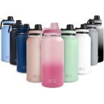 Gourde isotherme en acier inoxydable 1l, sans bpa, isolation sous vide gourde inox avec couvercle anti ... Gourde isotherme en acier inoxydable 1l, sans bpa, isolation sous vide gourde inox avec couvercle anti ...