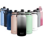 Gourde isotherme en acier inoxydable 1l, sans bpa, isolation sous vide gourde inox avec couvercle anti ...