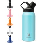 Gourde isotherme en acier inoxydable - 800 ml - anti - fuite - chaud / froid - double paroi isolée - ... Gourde isotherme en acier inoxydable - 800 ml - anti - fuite - chaud / froid - double paroi isolée - ...
