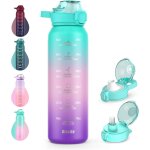 Gourde isotherme a double paroi en acier inoxydable de 0, 5 l avec poign�e et bouchon anti - fuite, pour ...