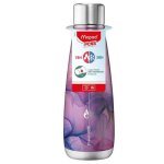 Gourde isotherme - maped - picnik silky - acier inoxydable - 500ml - etanche et durable