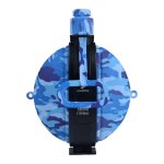 Gourde militaire repliable de 580ml, en silicone, avec poigne et mousqueton, pour camouflage, etanche ...