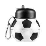 Gourde rtractable ballon de football bouteille d'eau pliable