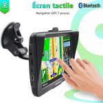 Gps poids lourds 7 pouces europe 52 carte systme de navigation automatique avec bluetooth / ecran tactile ...