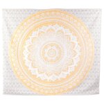 Grand mandala indien tenture murale bohme polyester yoga chle tapis couverture fine, dcoration de ...