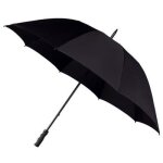Grand parapluie de golf - coupe - vent - 130 cm - noir Grand parapluie de golf - coupe - vent - 130 cm - noir
