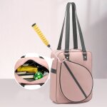 Grand sac a bandoulire pour raquette de tennis, sac de transport avec bandoulire pour dames, femmes ...