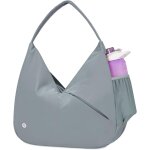 Grand sac de sport pour femme avec support cach pour tapis de yoga et compartiment a chaussures, sac ...