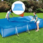 Grande housse de coussin a air pour piscine, coussin de natation, couverture de bche pour hiver, oreiller ...