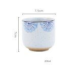 Grandes tasses a th� en c�ramique, service a th� en porcelaine, service a th� kung fu japonais, tasse ...