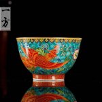 Grande tasse a th master en cramique emaille everisonne, service a th kung fu, bol a th, style chinois, ...