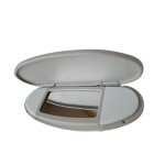 Gray pare - soleil de voiture beige / noir / gris pour bmw mini r55 / r56 / r60, couvercle de miroir ...