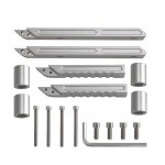Gray poigne arrire de voiture en aluminium, barre de poigne pour jeep jk wrangler 07 - 18 sport sahara ...