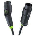Green cell evgc01 c�ble de chargement de v�hicules electriques noir type 2 cee 16a 3 7 m