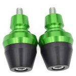 Green pi�ces de vis de curseurs de cadre de moto, yamaha yzf, r1, r6, fz1, fz6, fazer, fjr, xjr, xj6, ...