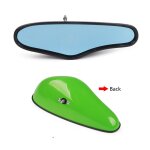 Green r�troviseur panoramique universel grand angle avec installation par aspiration, int�rieur de voiture ...