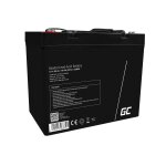 Greencell rechargeable batterie agm 12v 50ah accumulateur au gel plomb cycles sans entretien vrla battery ...