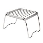 Gril de feu de camp pliant multifonctionnel grille de camping en acier inoxydable portable support de ... Gril de feu de camp pliant multifonctionnel grille de camping en acier inoxydable portable support de ...