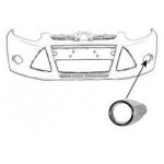 Grille pour anti - brouillard chrom�e gauche pour ford focus de f�v 2011 a 2014