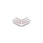 Grille de calandre (kit de moulures chrom) pour volkswagen jetta (08 / 2005 - 2010)
