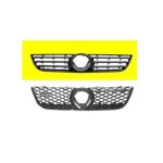 Grille de calandre noire pour volkswagen polo de 2005 a 2009 sauf blue motion