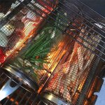 Grille de cuisson pour barbecue en acier inoxydable grille extérieure ronde pour barbecue grille pour ... Grille de cuisson pour barbecue en acier inoxydable grille extérieure ronde pour barbecue grille pour ...