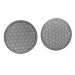 Grilles de haut - parleur compatible avec seat volkswagen - d165mm noires