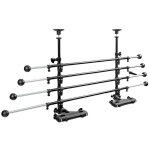 Grille de separation metallique ajustable pour chien - h 40cm 54cm - l 53 142cm