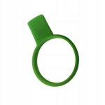 Grip de raquette de tennis antidrapant en silicone vert