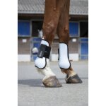 Gu�tres norton - couleur : blanc, n�opr�ne noir, taille : poney, equitation
