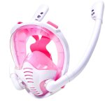 Guardian view - lunettes de plonge en apne avec 2 tubas, anti - bue, anti - fuite, visage complet, ...