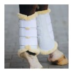 Gu�tres pour cheval ferm�es avec fausse fourrure kavalkade show