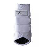 Gu�tres pour cheval ferm�es lami - cell v22 brushing boots xl mixte blanc