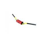 Guidon sans barre irod jaune mousse protection rouge pour moto cross enduro tt neuf