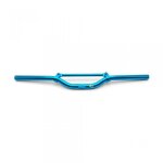 Guidon universel Ø22mm l645mm one anodis� bleu pour scooter 50 street bike neuf