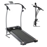 Gymflair tapis de course pliable, tapis roulant magn�tique inclinable, tapis de marche m�canique, musculation ...