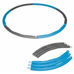 Gymnastic hula hoop 100 cm - bleu et gris